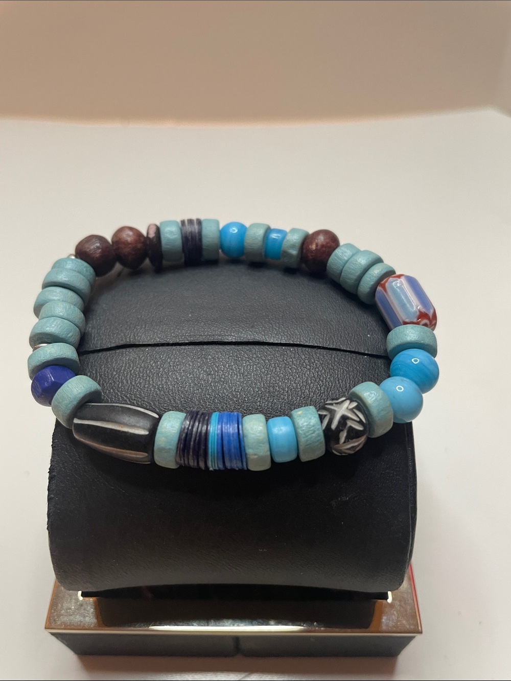 Wooden Beaded Stretch Bracelet